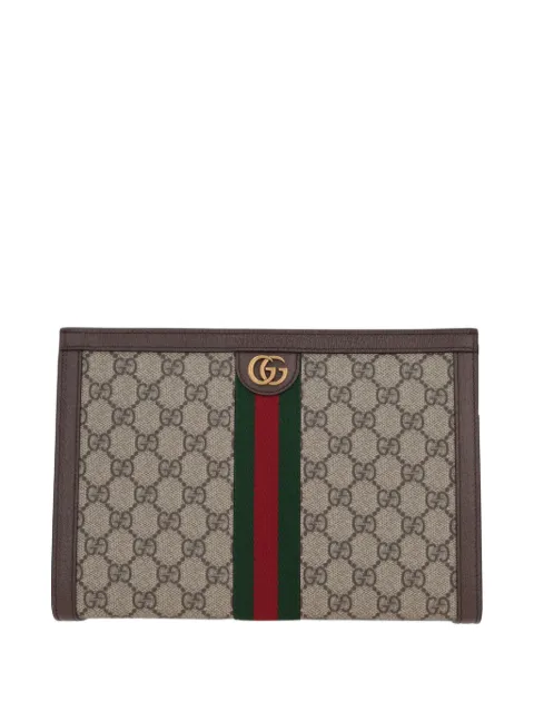 Gucci pochette Ophidia GG Supreme à bande Web
