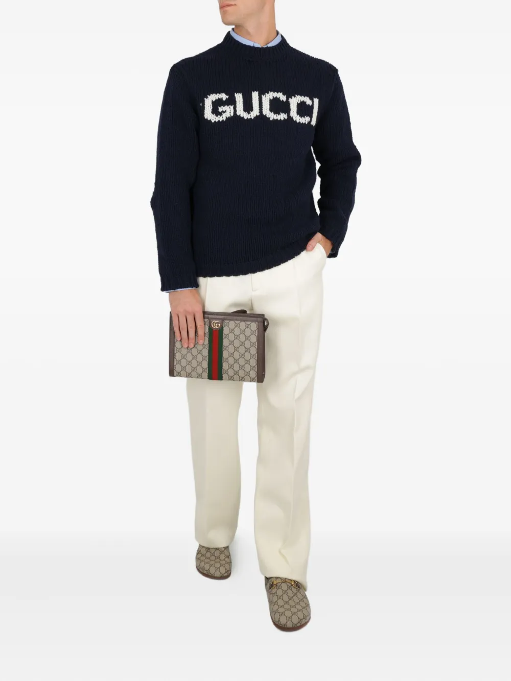 Gucci pochette Ophidia GG Supreme à bande Web | Image 2