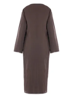 the row brown dress Rowa Dress  NIA