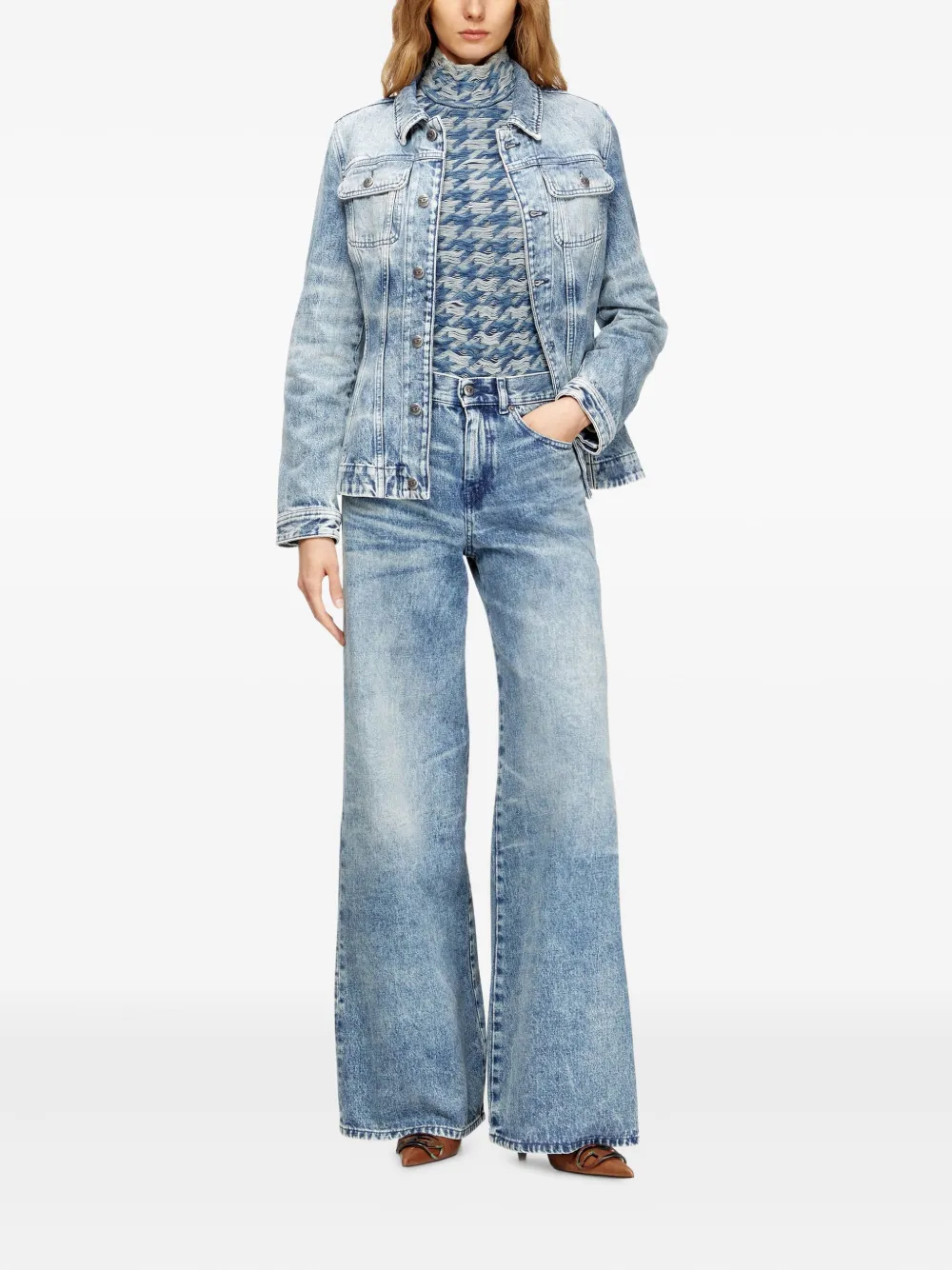 Diesel 1978 D-Akemi jeans Blauw