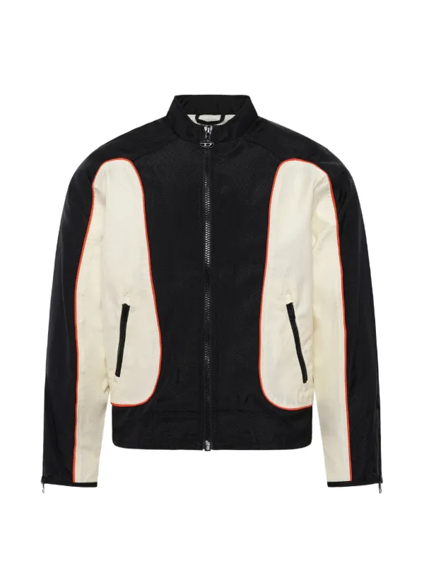 Diesel Jaqueta Biker J-Blink Com Zíper | Preto | FARFETCH BR