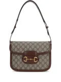 Gucci GG Supreme Horsebit 1955 shoulder bag - Neutrals