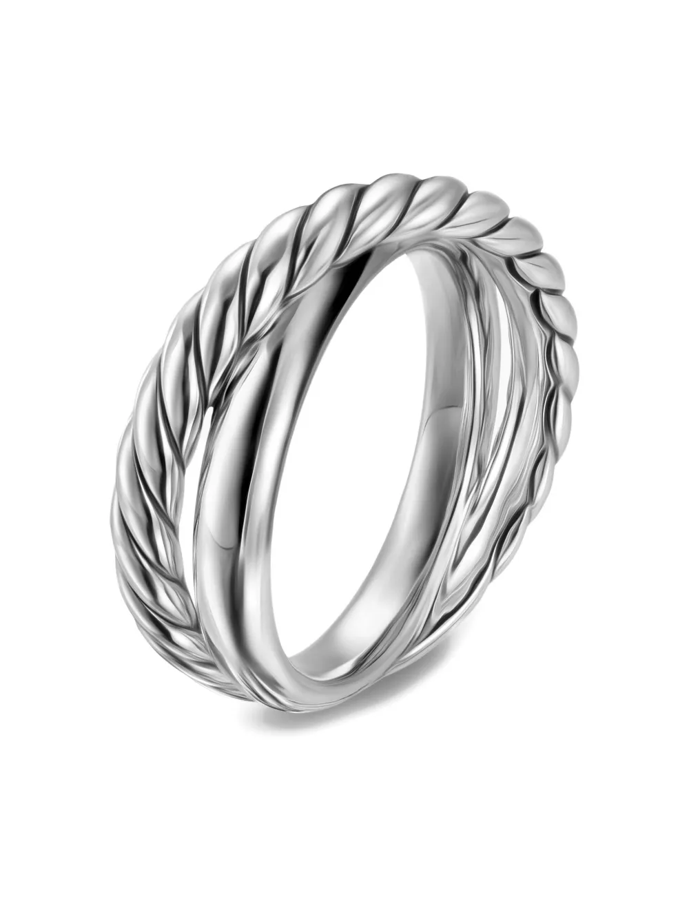 David Yurman Sterling Silver Crossover Ring