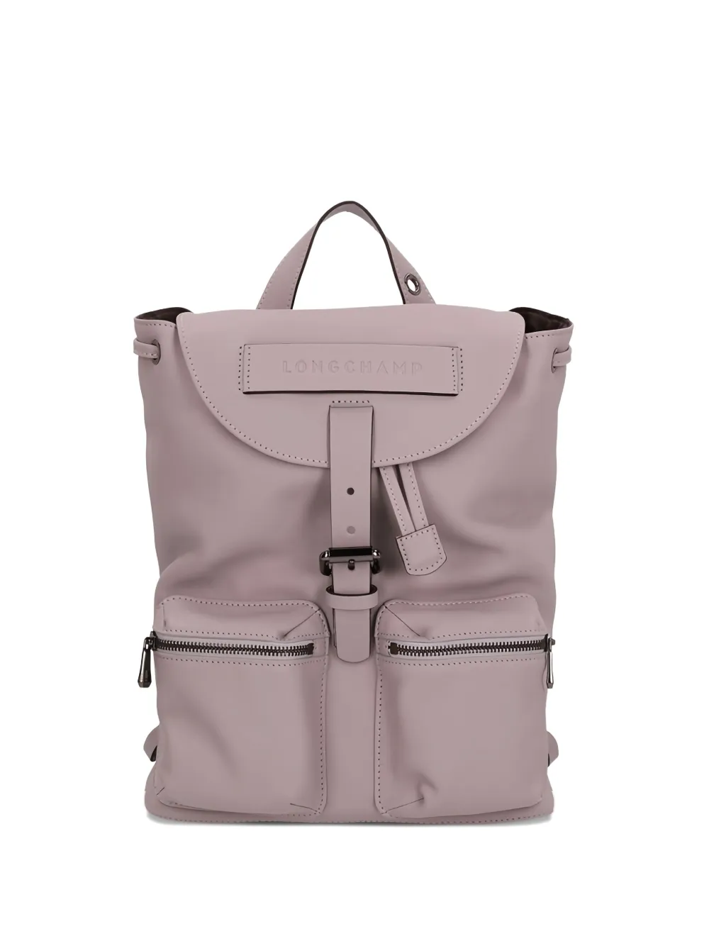 Longchamp Small 3d Leather Backpack In Pink