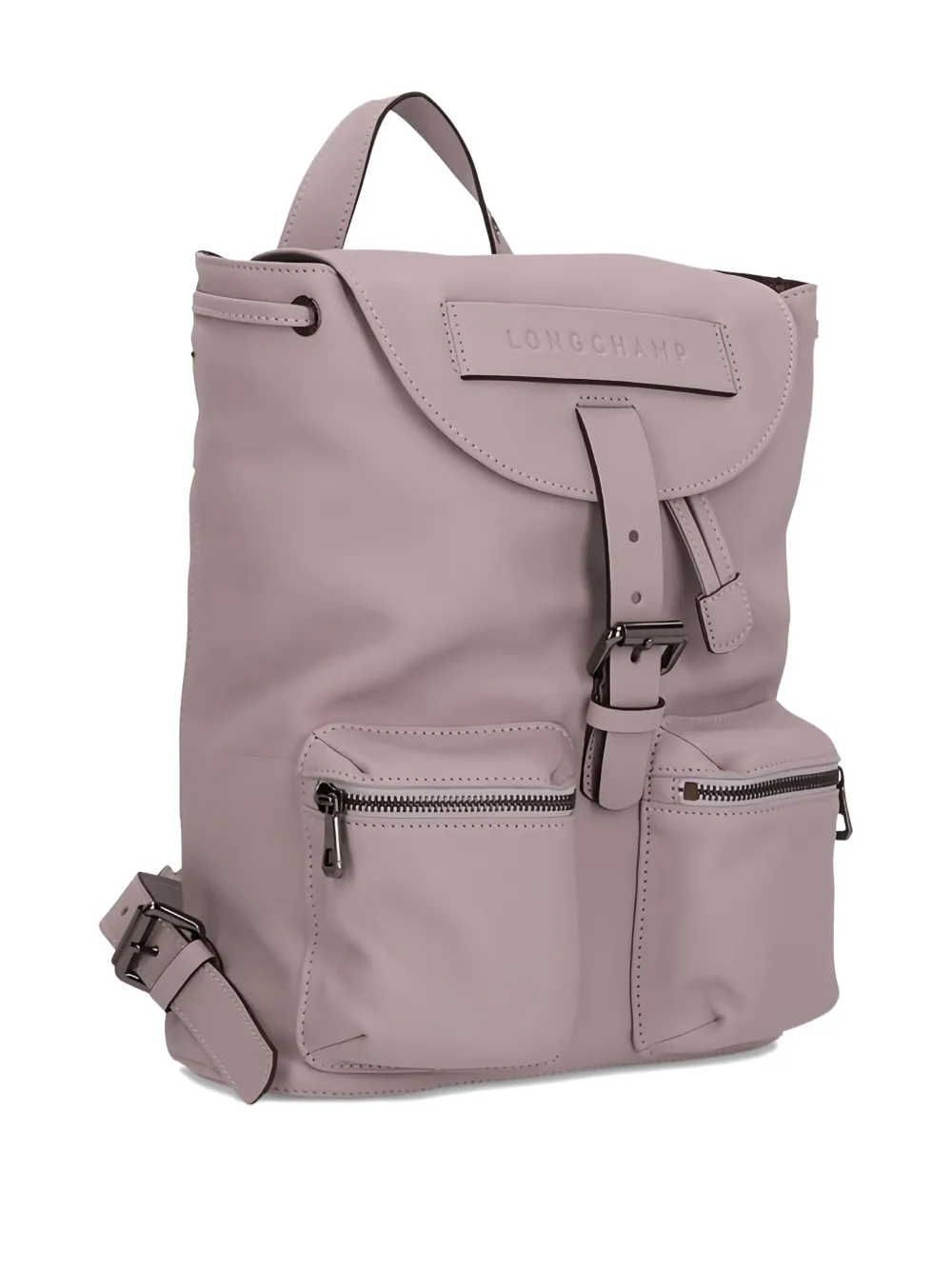 Longchamp Small 3d Leather Backpack In Pink