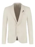 Lardini linen two-button blazer - Neutrals