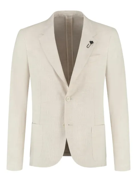 Lardini linen two-button blazer