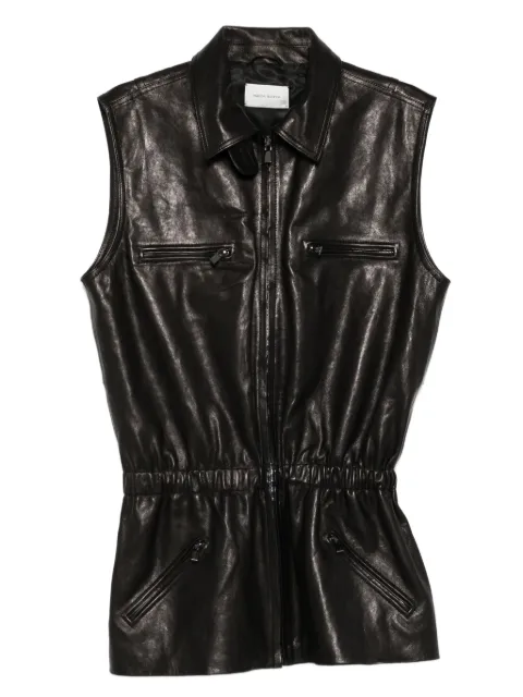 Magda Butrym sheepskin elasticated waistcoat