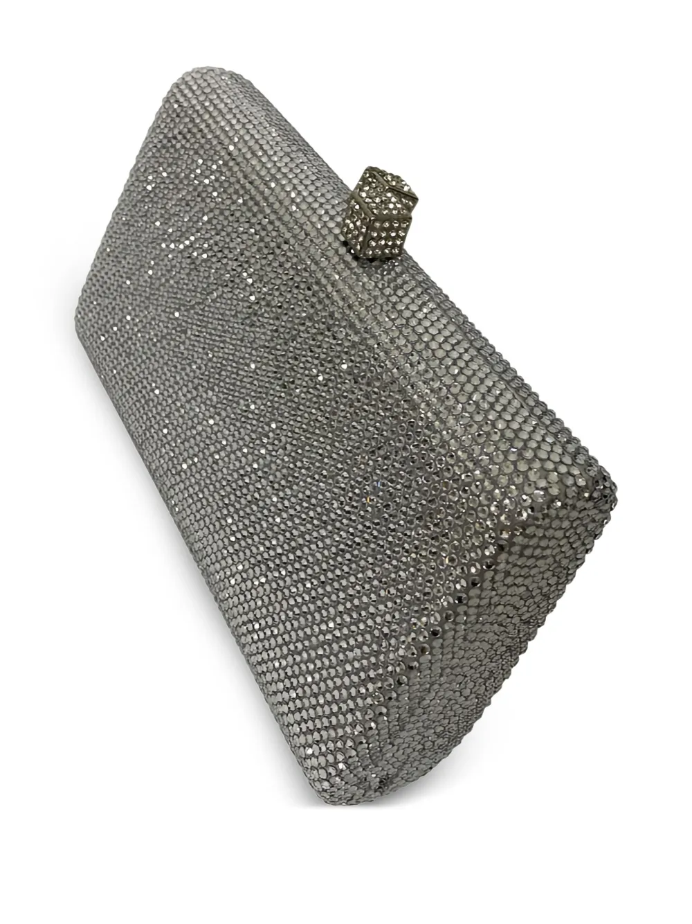 SERPUI Clutch verfraaid met kristallen Zilver