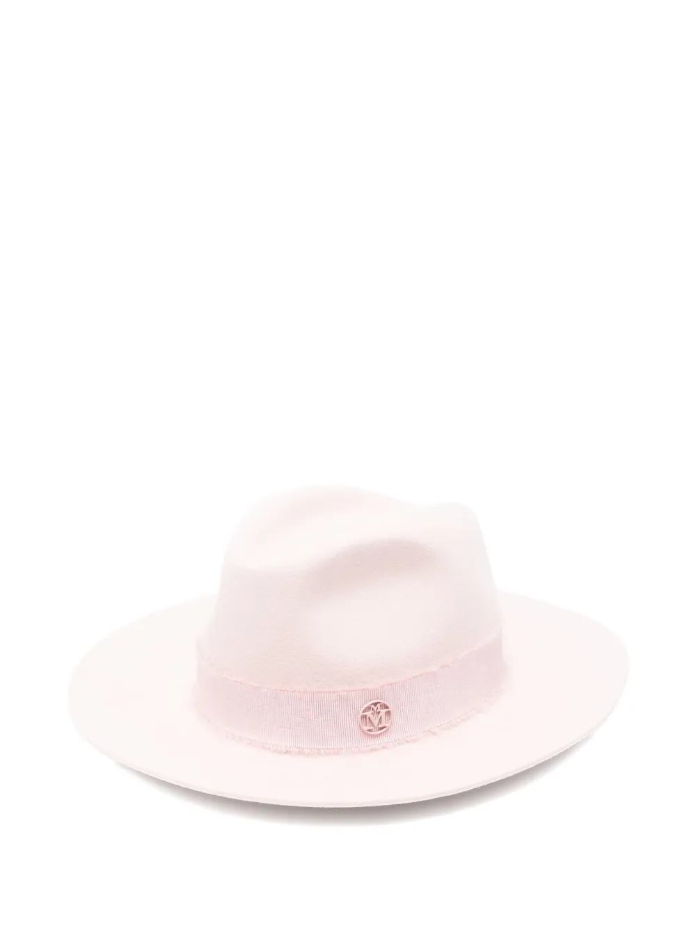 Maison Michel Henrietta fedora hat - ピンク Maison Michel Henrietta fedora hat - ピンク