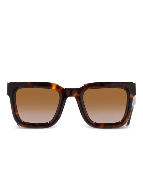 Les Filles d'Eva lentes de sol con armazón cuadrada estilo carey