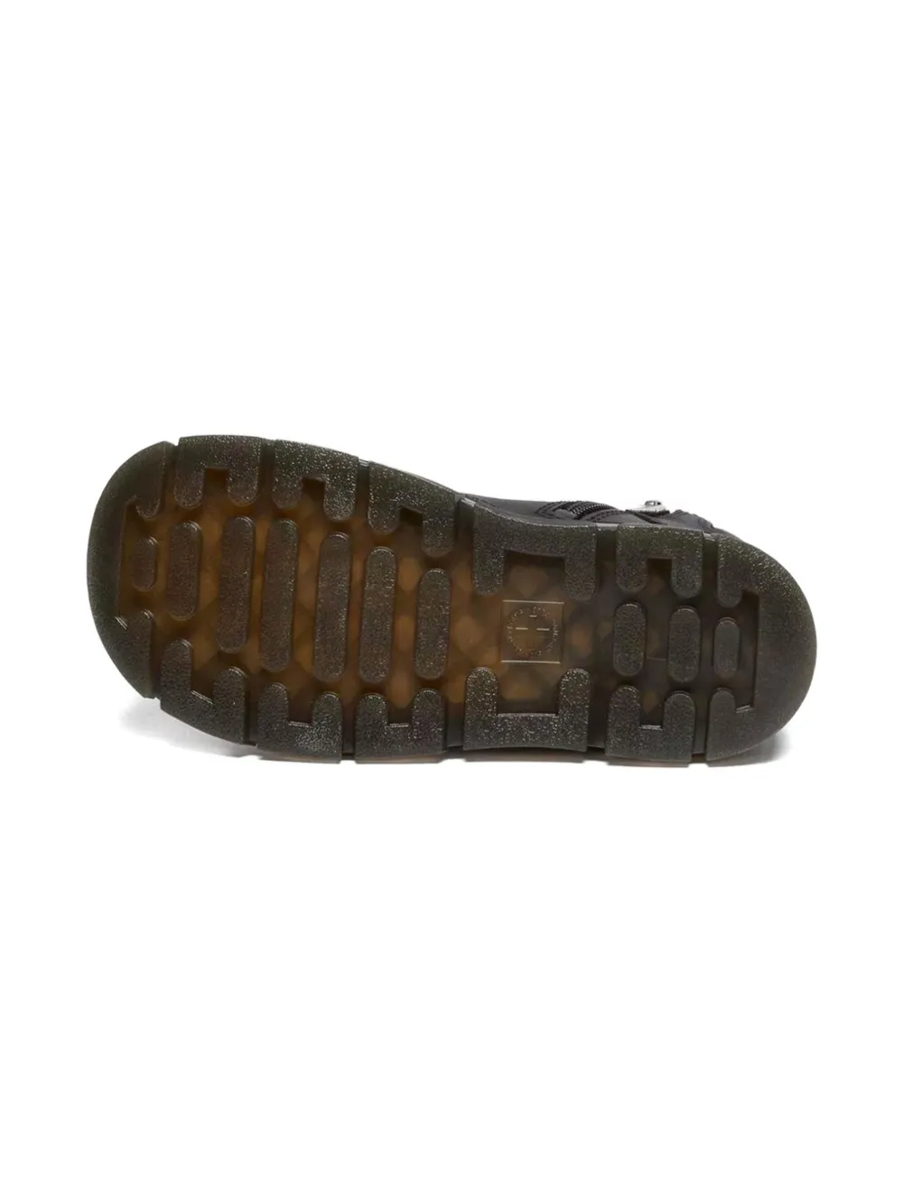 Dr. Martens Kids lace-up zip boots Black