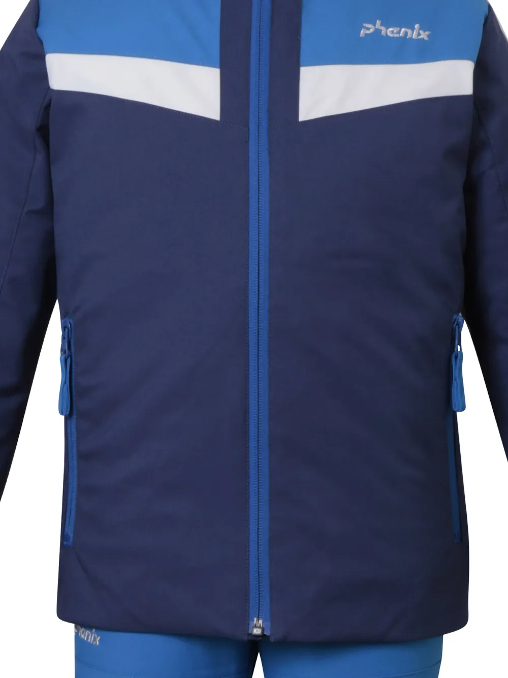 PHENIX KIDS Trainingspak met colourblocking en vlakken Blauw