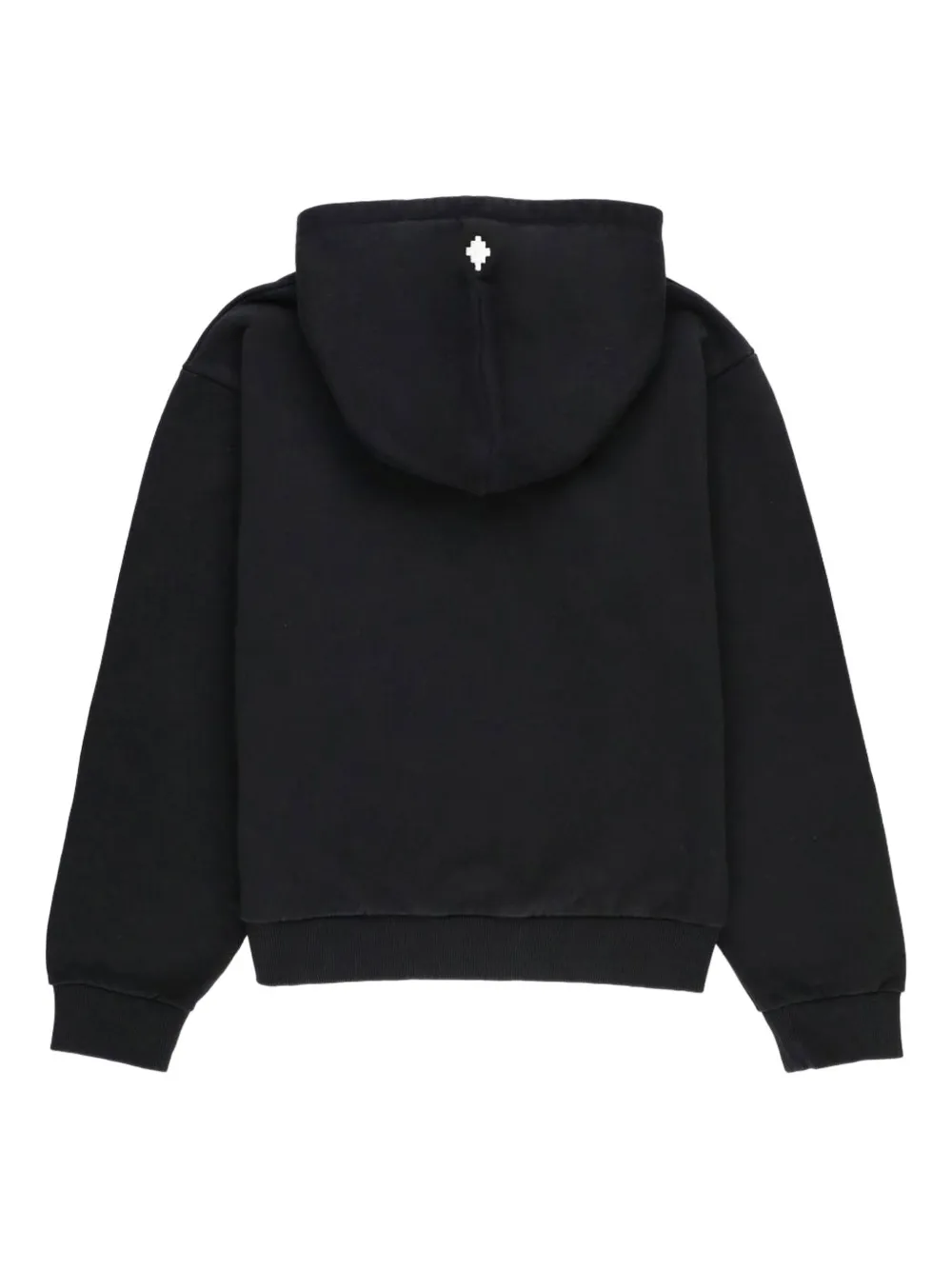Marcelo Burlon County Of Milan Kids feather-print hoodie Zwart