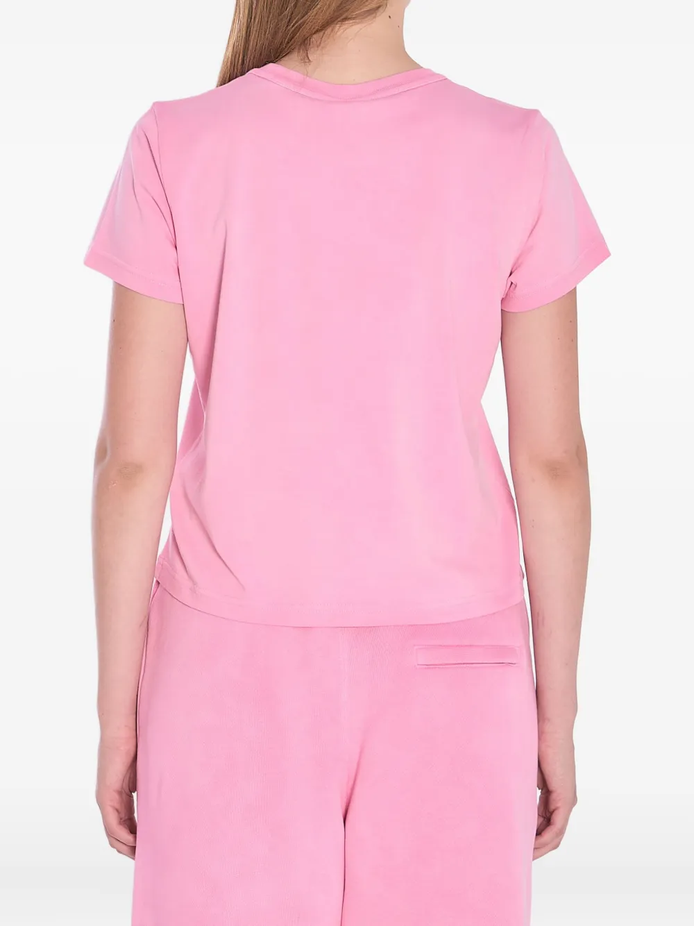 Alexander Wang T-shirt met logodetail Roze