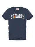 MC2 Saint Barth Kids Mickey Mouse logo-print T-shirt - Blue