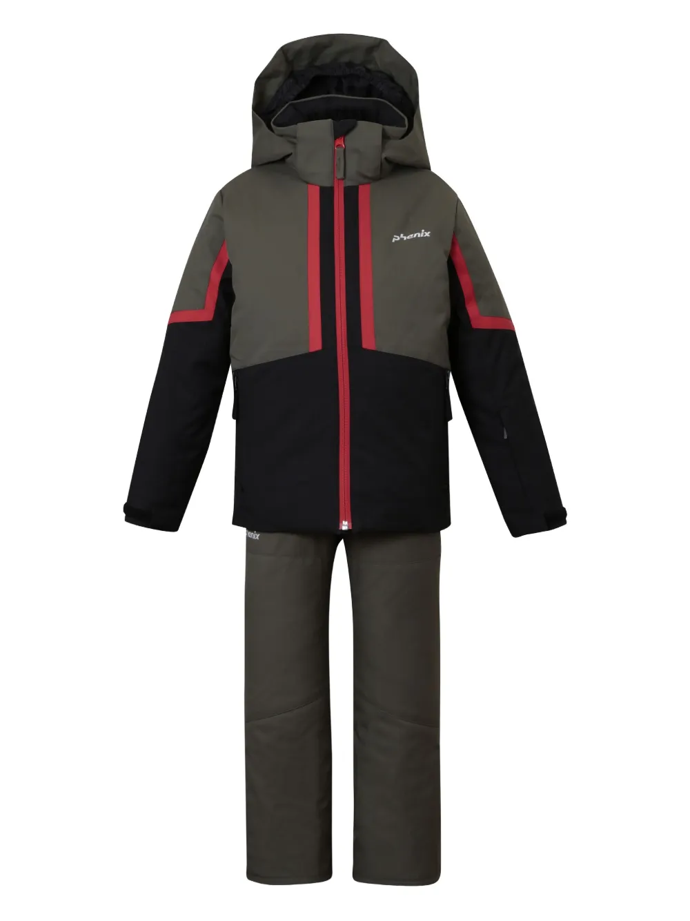 PHENIX KIDS Ski-set met vlakken Grijs