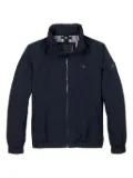 Tommy Hilfiger Junior zip-fastening logo-patch jacket - Blue