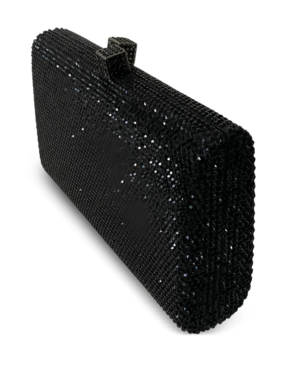 SERPUI Clutch verfraaid met kristallen Zwart
