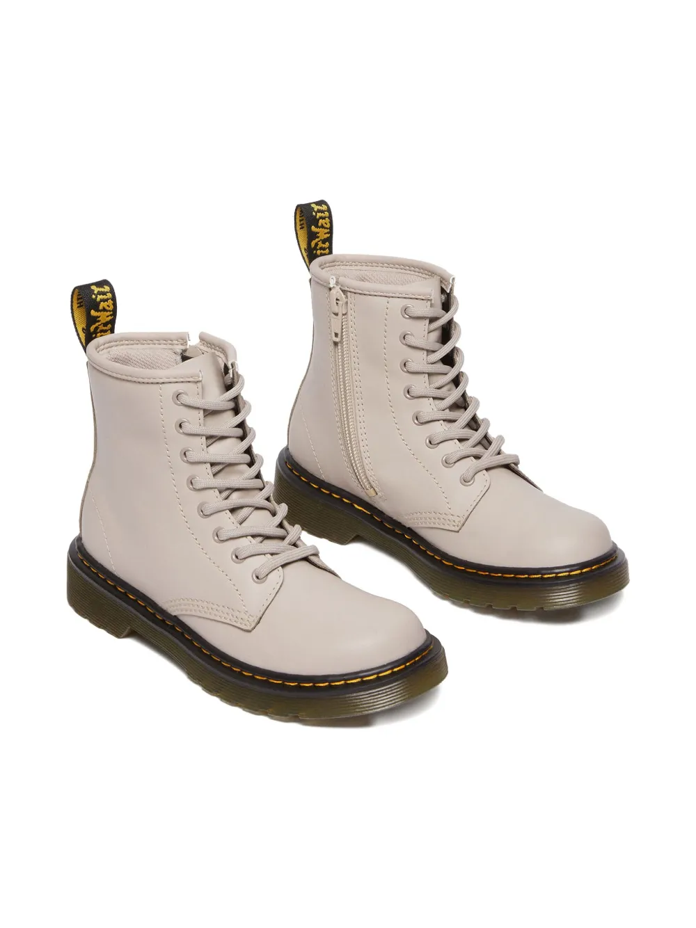 Dr. Martens Kids 1460 lace-up boots Neutrals