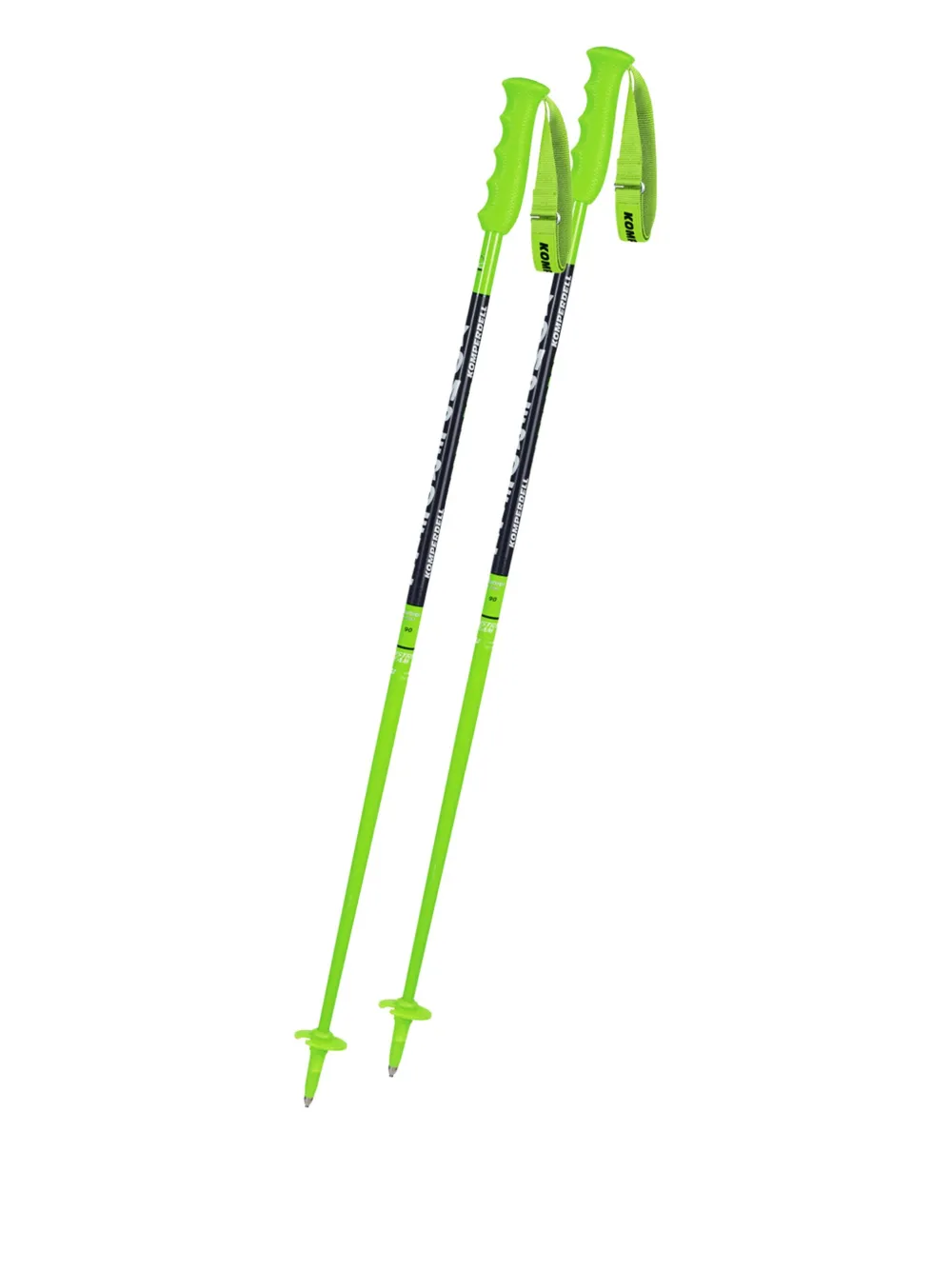 KOMPERDELL logo-print ski poles | Green | Image 1