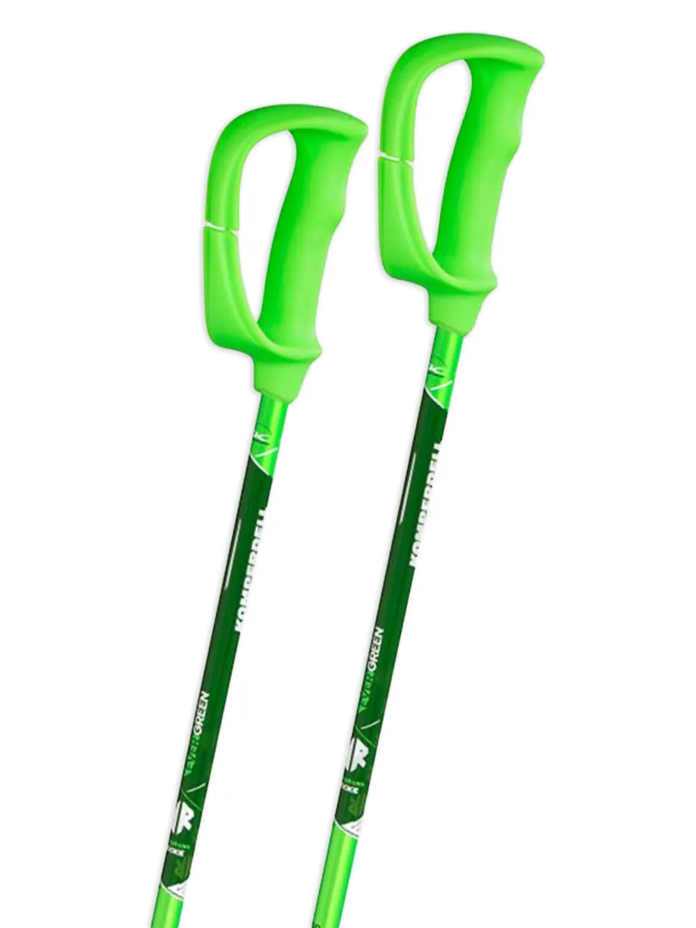 KOMPERDELL logo-print ski poles | Green | Image 1