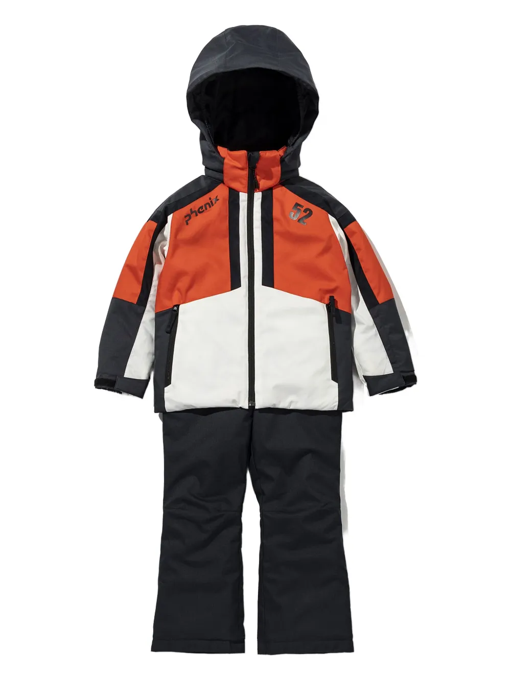 Phenix Colour-blocked Hooded Tracksuit In Black