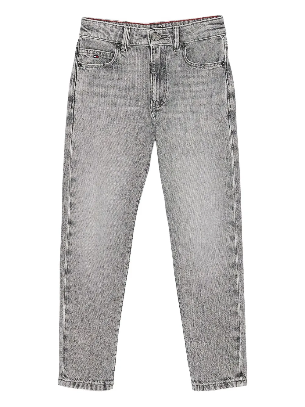 Tommy Hilfiger Junior Kids' Acid-wash Jeans In Gray