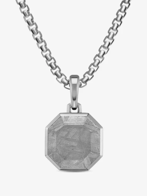David Yurman amulette de météorite à facettes