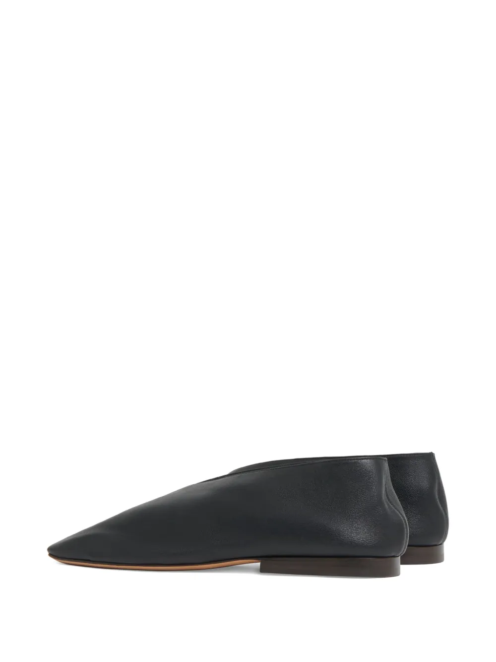 Mansur Gavriel leather ballet flats Black