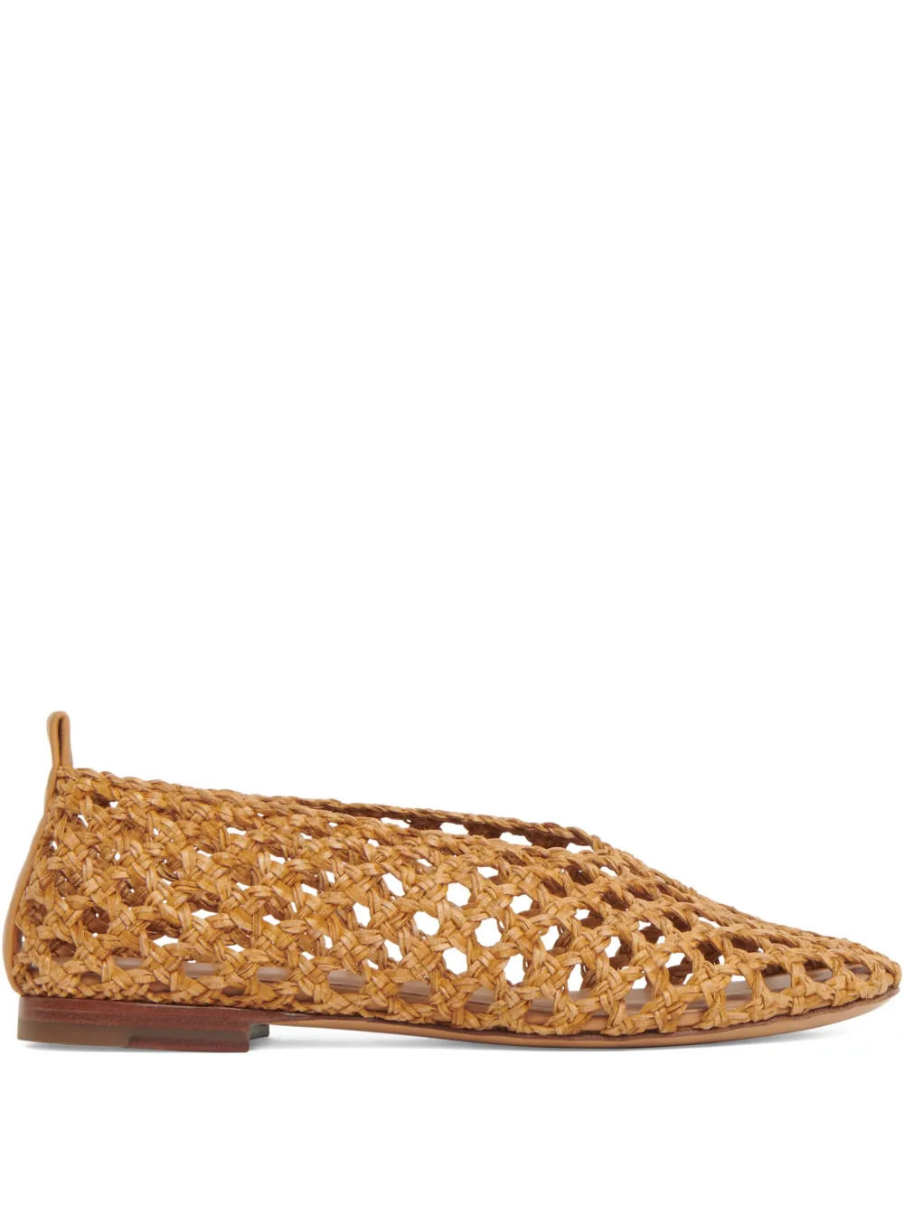 Mansur Gavriel woven slip-on ballet flats Neutrals