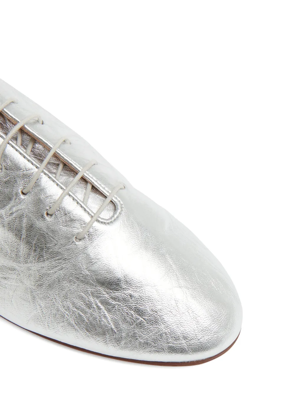 Mansur Gavriel Oxford ballerinas Silver
