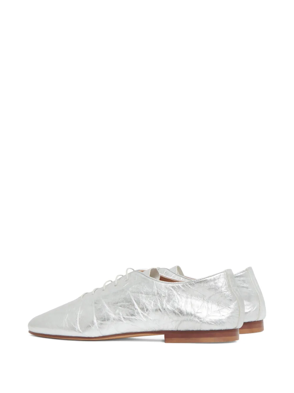 Mansur Gavriel Oxford ballerinas Silver