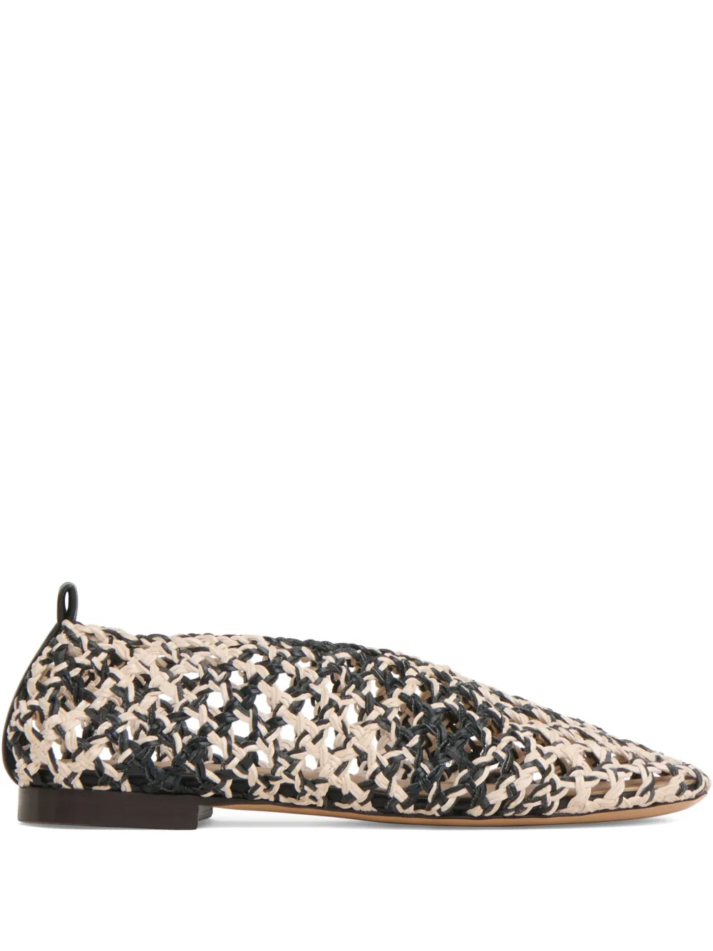 Mansur Gavriel leather ballet flats Black