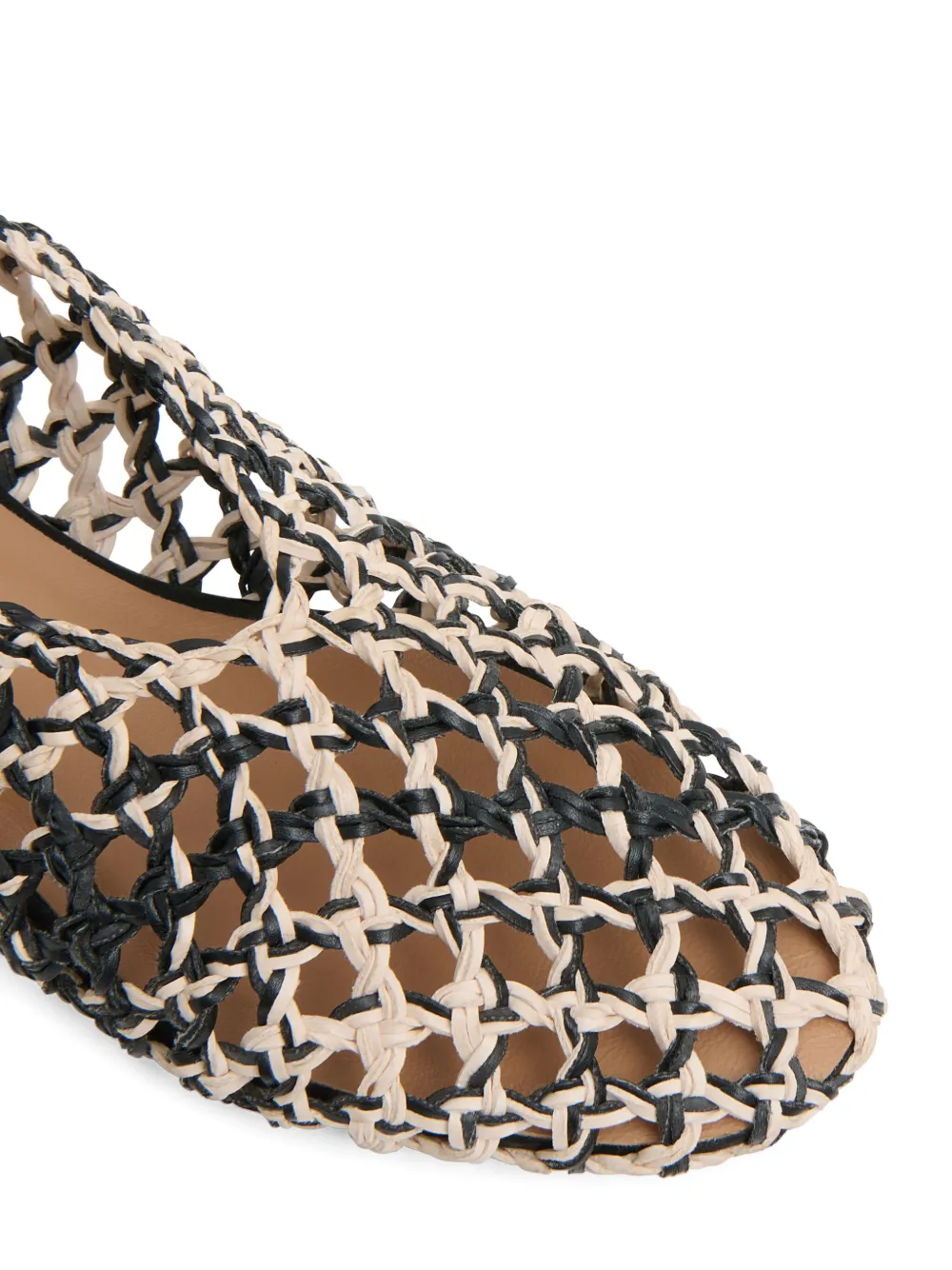Mansur Gavriel leather ballet flats Black