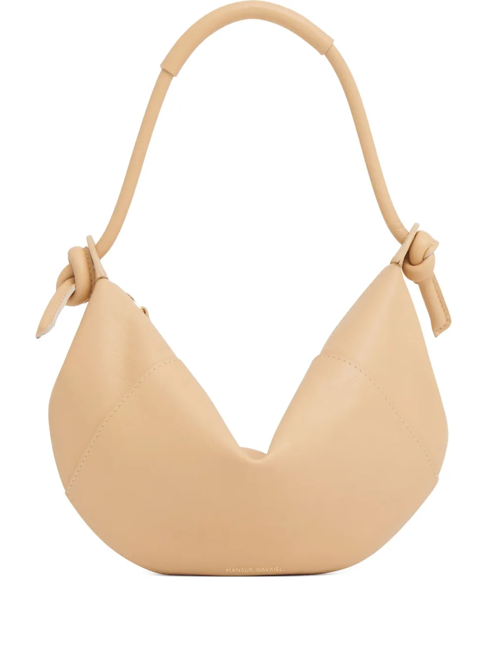 Mansur Gavriel mini Fortuna knotted-handle bag Beige