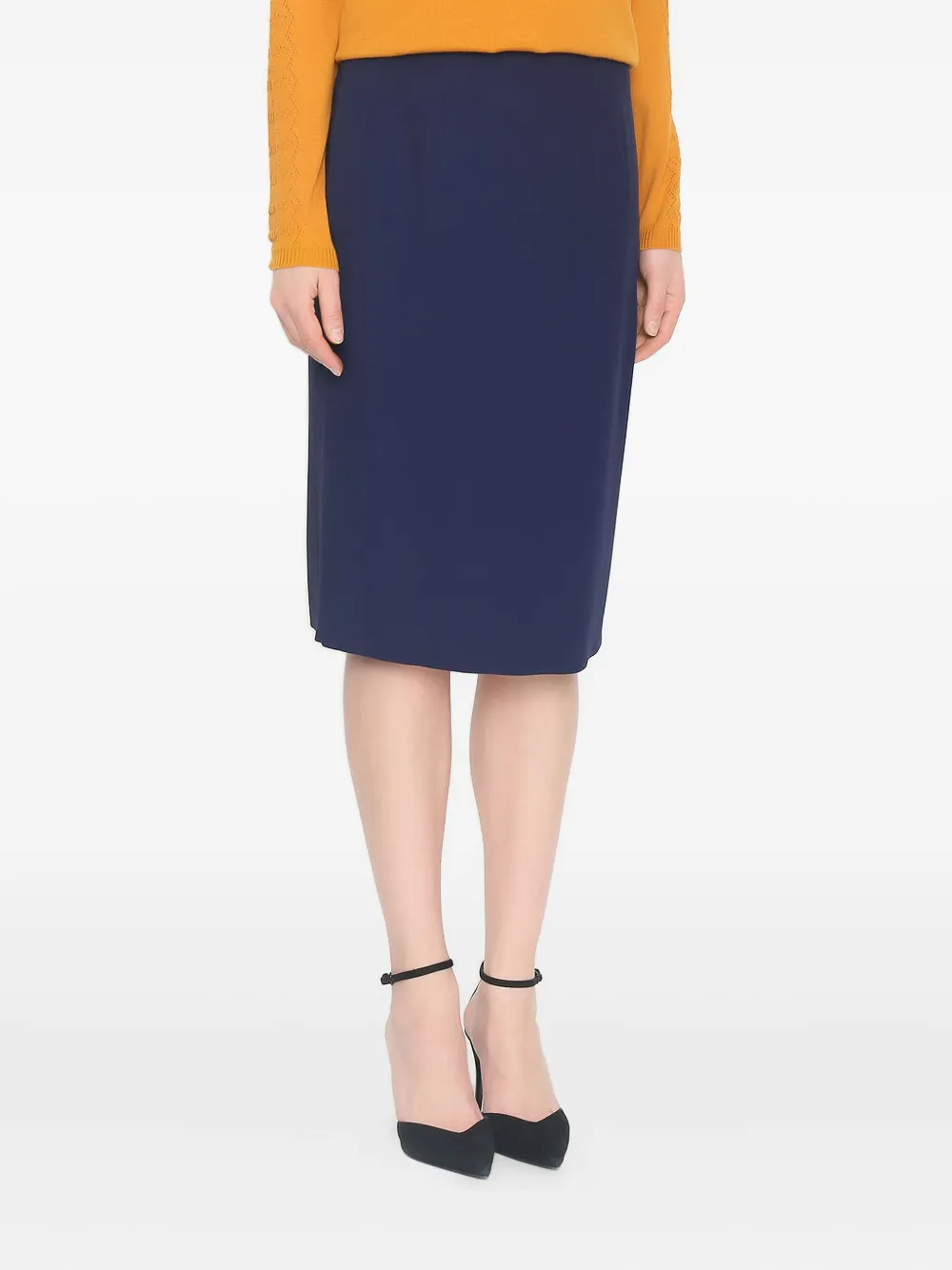 Alberta Ferretti pencil skirt Blauw