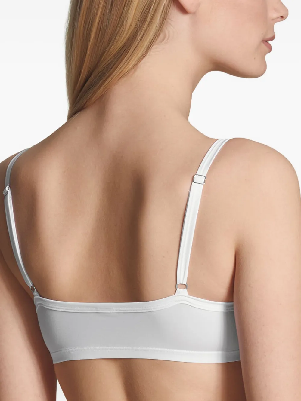 Calida Adjustable-strap Bralette In White