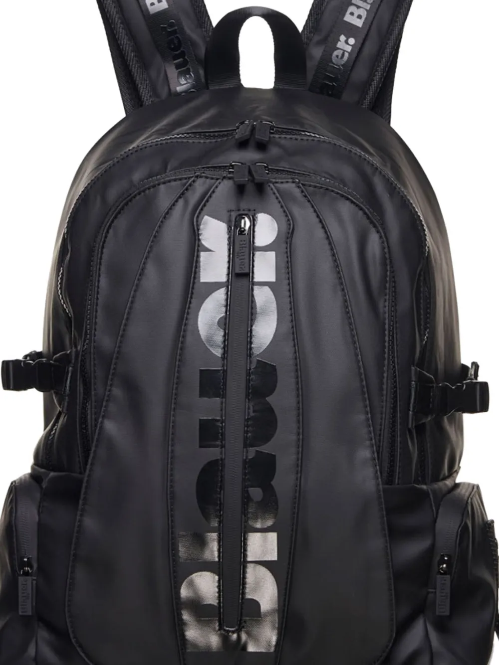Blauer logo-detail backpack Zwart