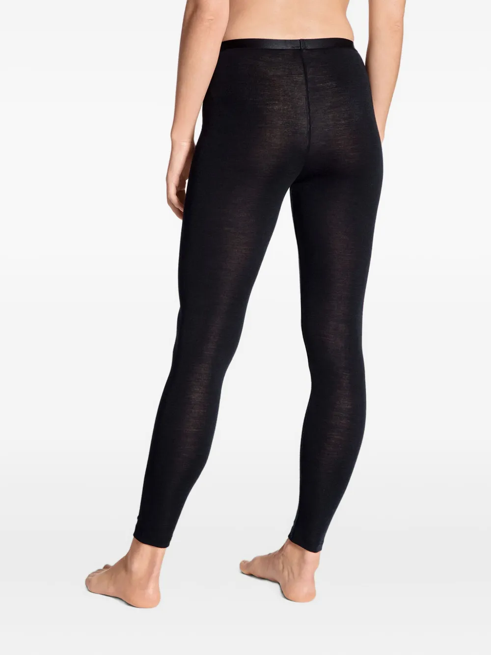 Calida Wool-blend Leggings In Black