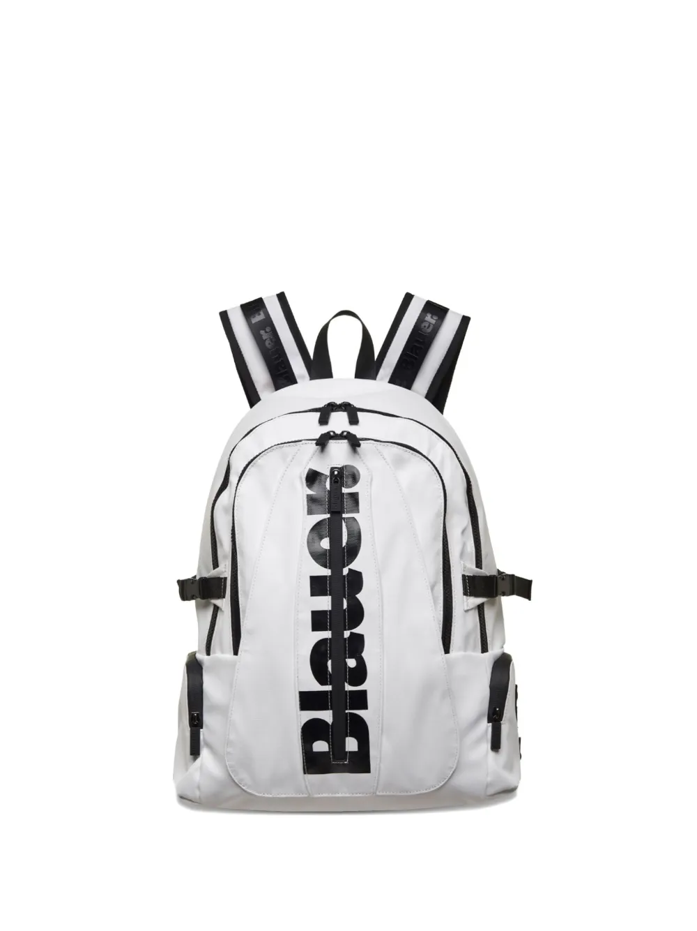Blauer logo-plaque backpack Wit