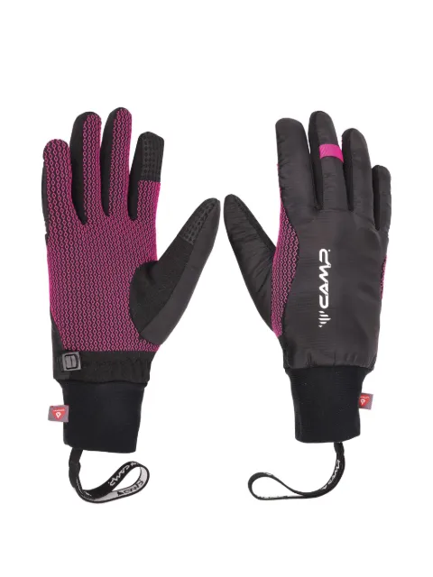 CAMP logo-print gloves