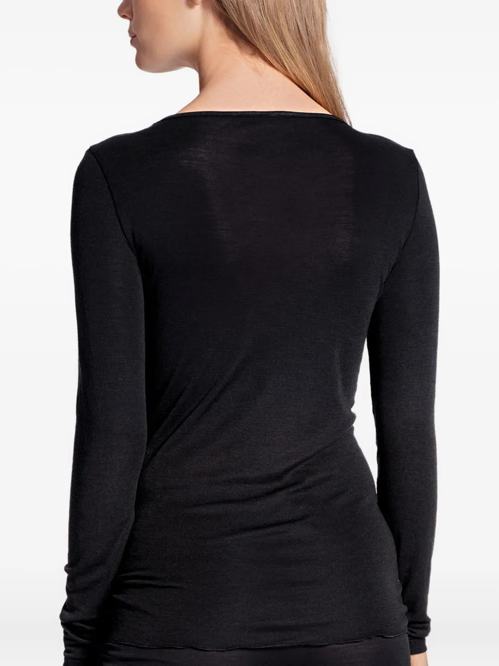  Calida Long-sleeve T-shirt - Black 