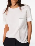 BIANCALANCIA drop-shoulder T-shirt - White