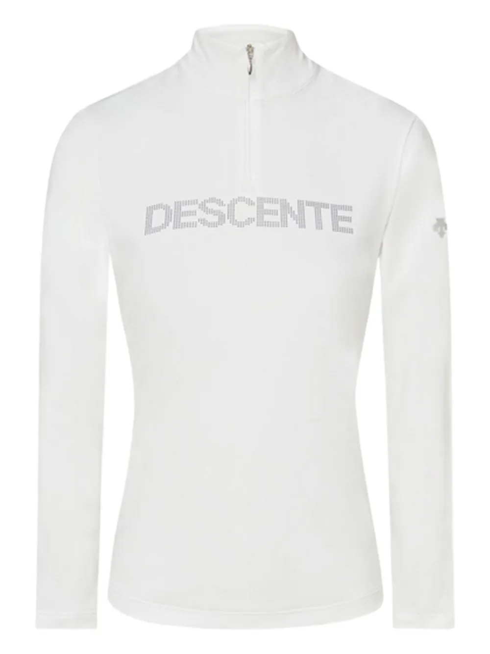 DESCENTE Skitop met rits Wit