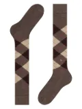 BURLINGTON Preston argyle knee-high socks - Brown