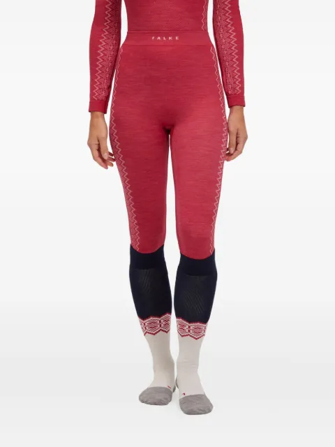 Falke fair-isle patterned leggings