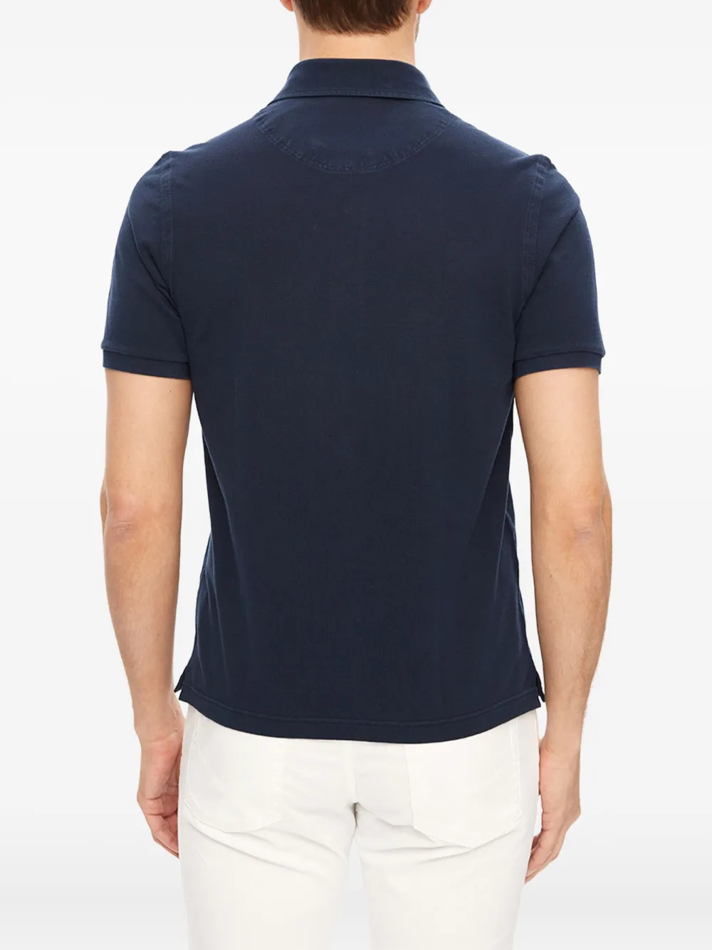 Gran Sasso Katoenen poloshirt - Blauw
