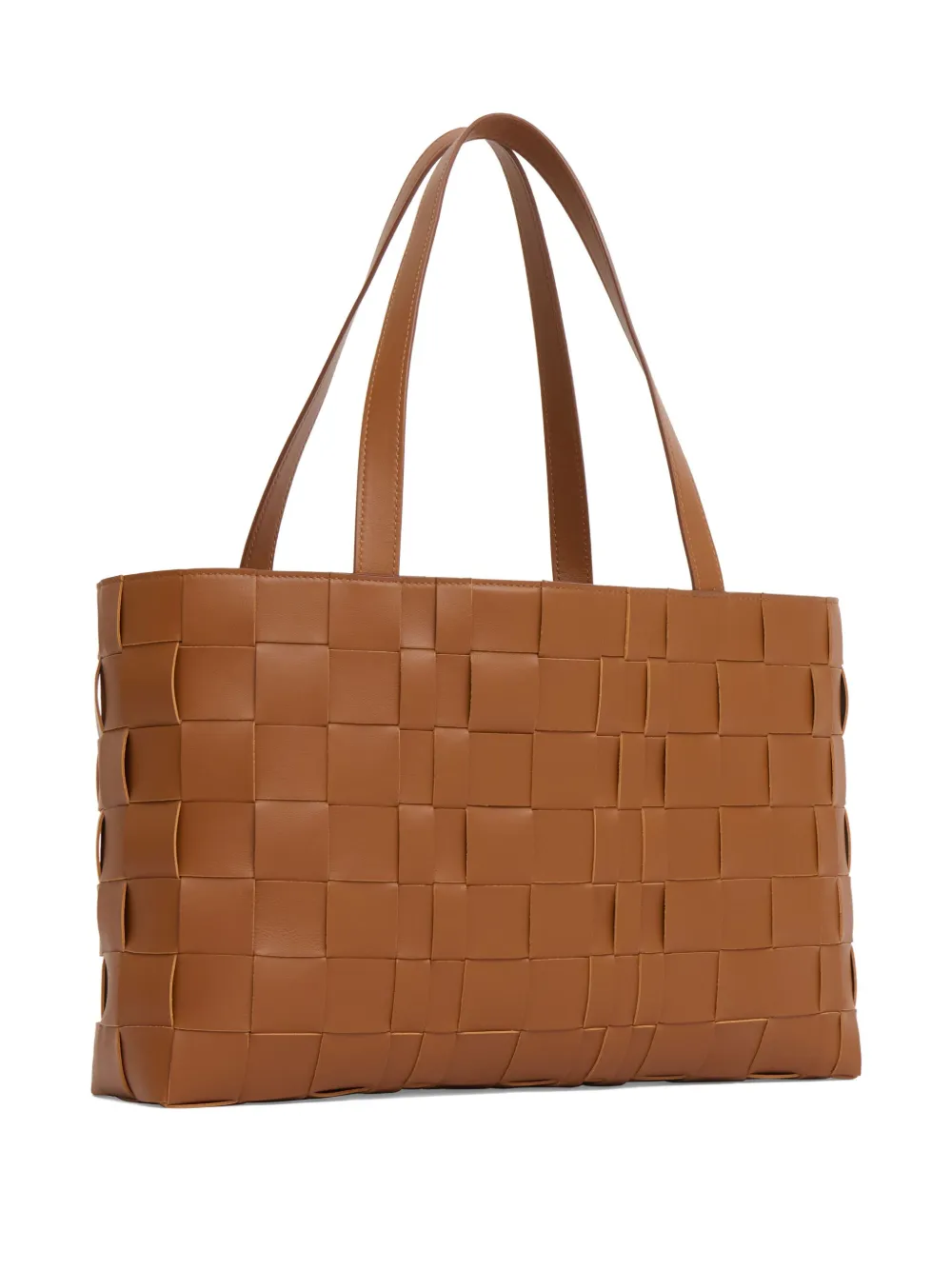 Mansur Gavriel woven leather tote bag - Bruin