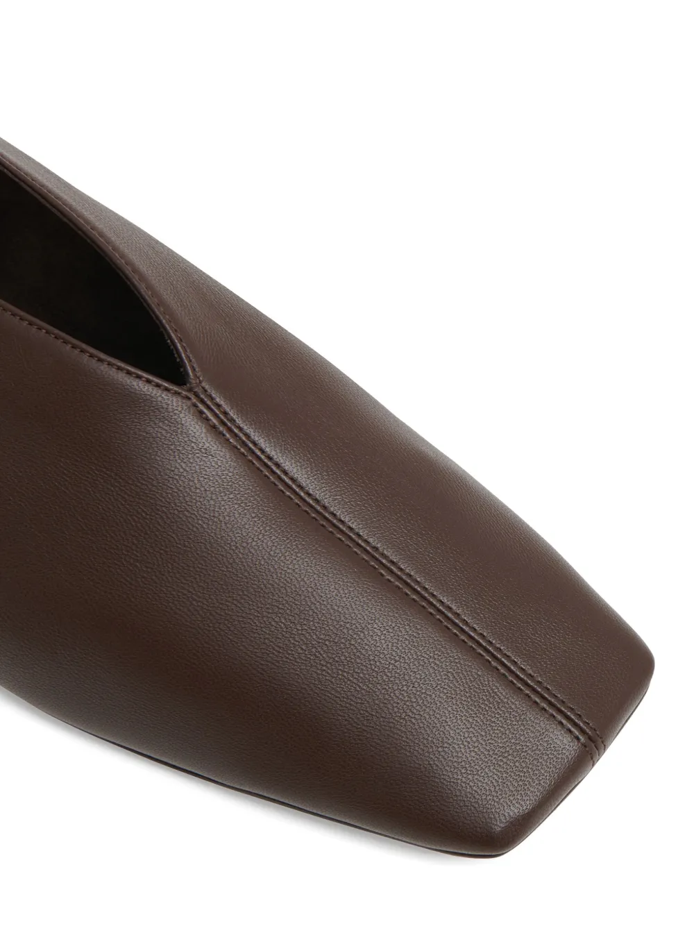 Mansur Gavriel leather ballet flats Brown